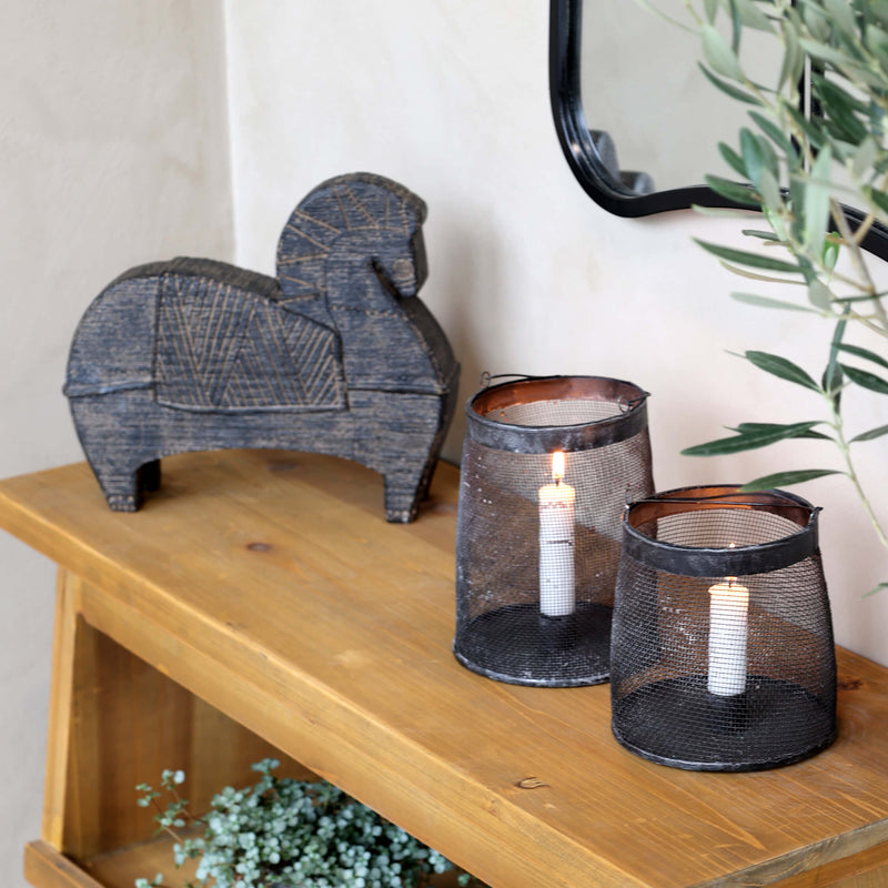 Chic Antique koristehevonen 24,5*28*6,5cm, ruskea