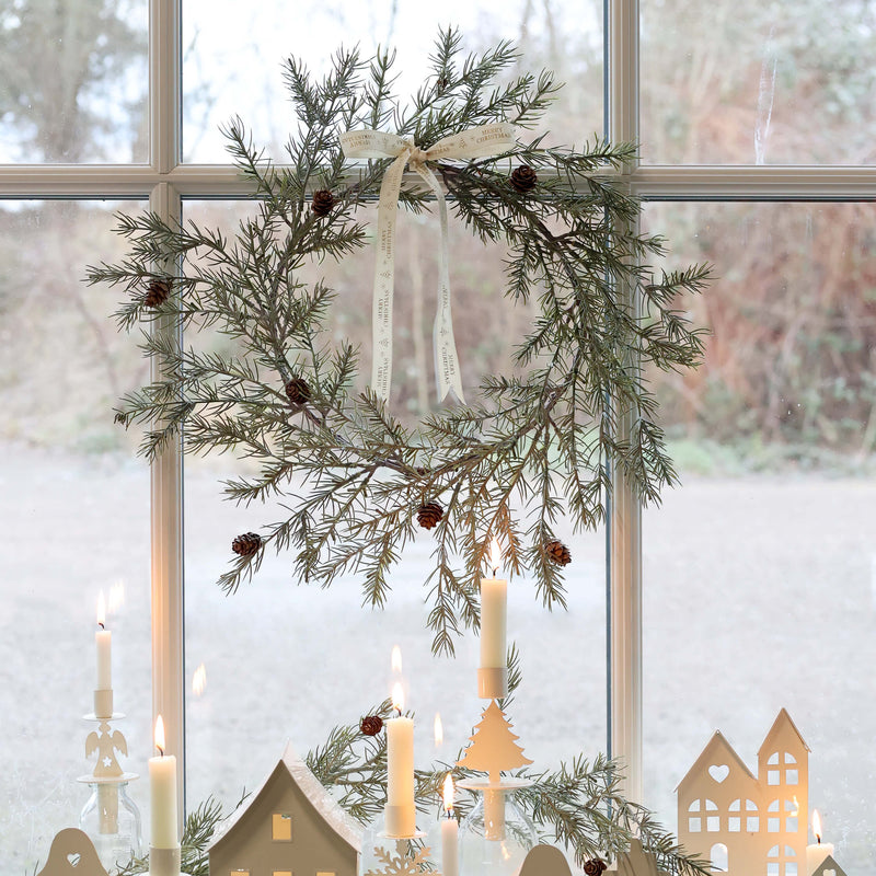 Chic Antique havuköynnös kävyillä 185cm, vihreä