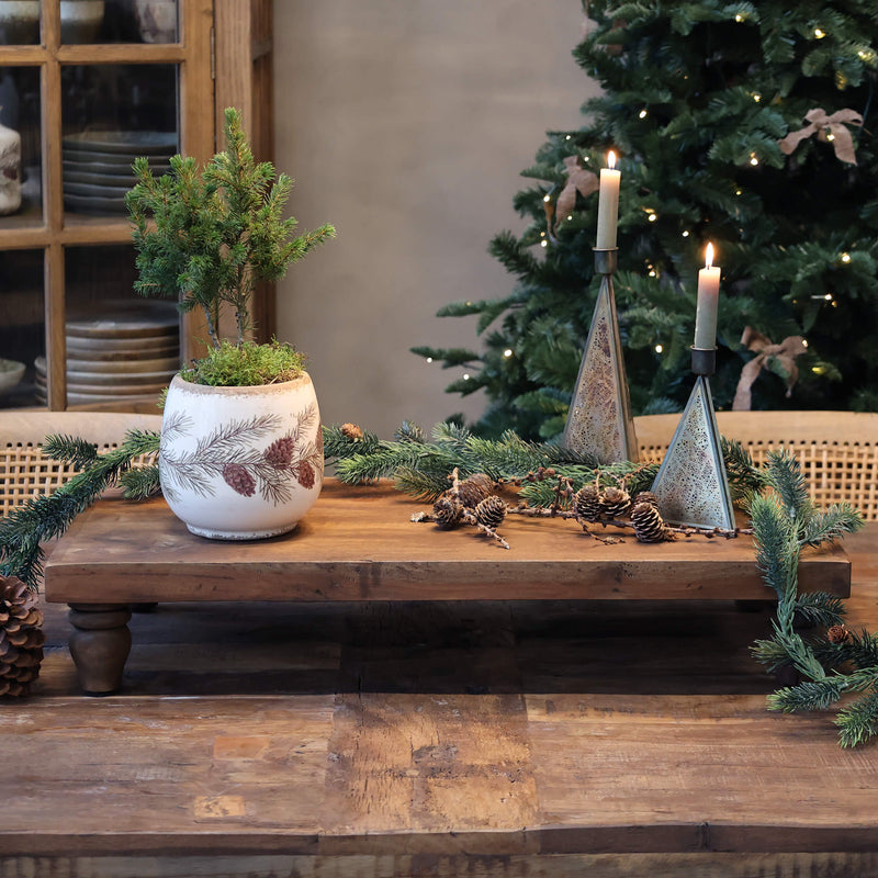 Chic Antique Grimaud puinen taso pöydälle 15*74*35cm, ruskea