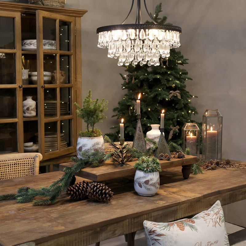 Chic Antique Grimaud puinen taso pöydälle 15*74*35cm, ruskea