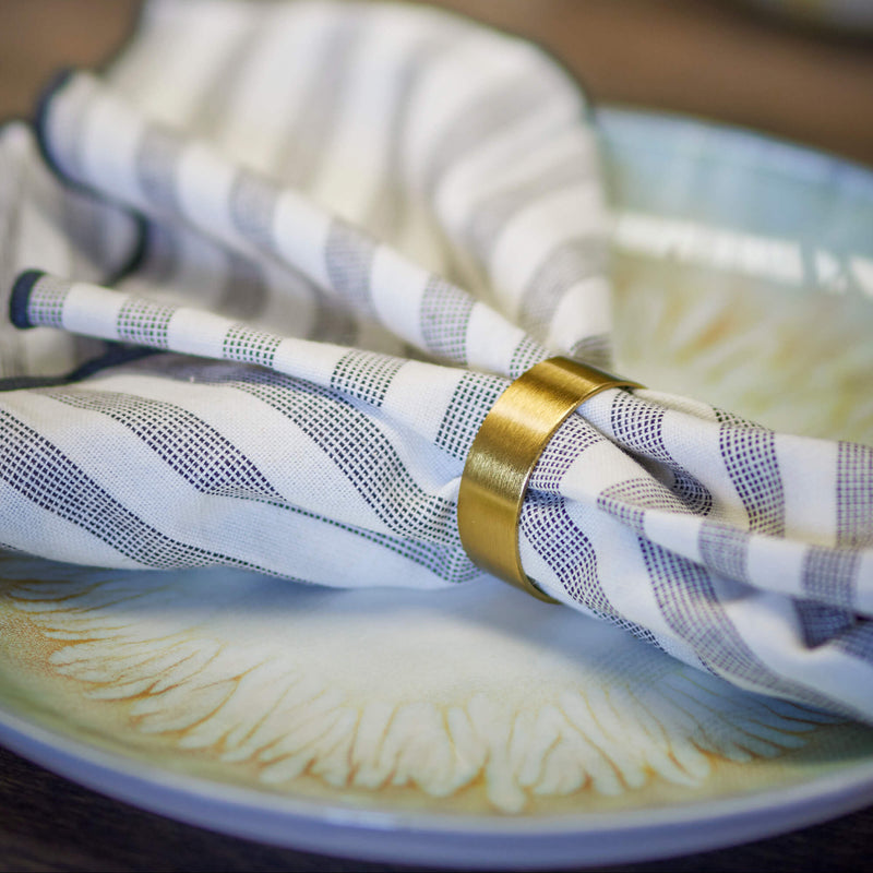 Bloomingville Laurie lautasliinarenkaat messinkiä 4kpl 1,5*4,5cm, kulta