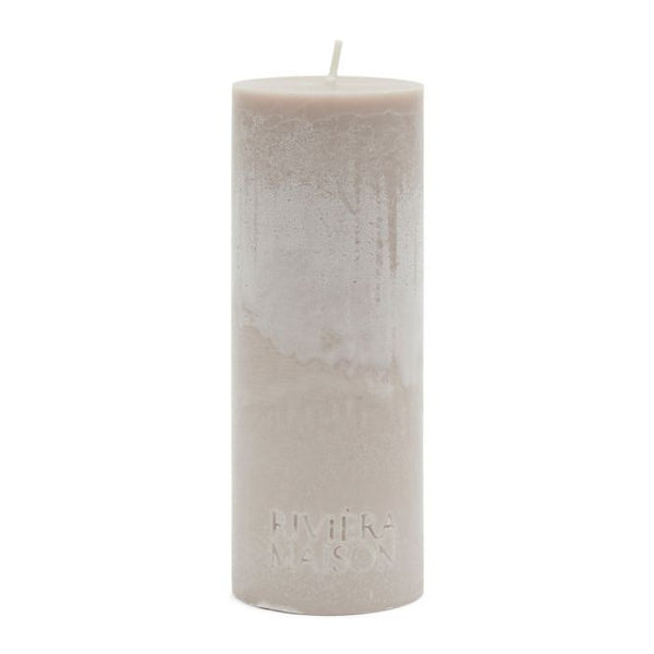 Rivièra Maison Pillar Candle ECO flax 7*18cm