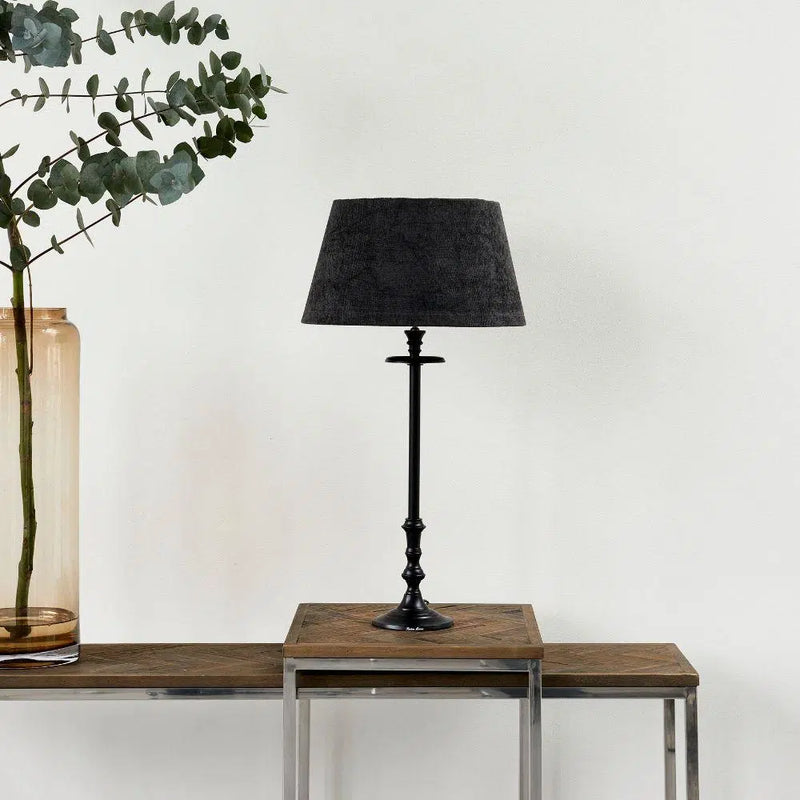 Rivièra Maison Phinesse Lamp Shade dark grey 21*38cm