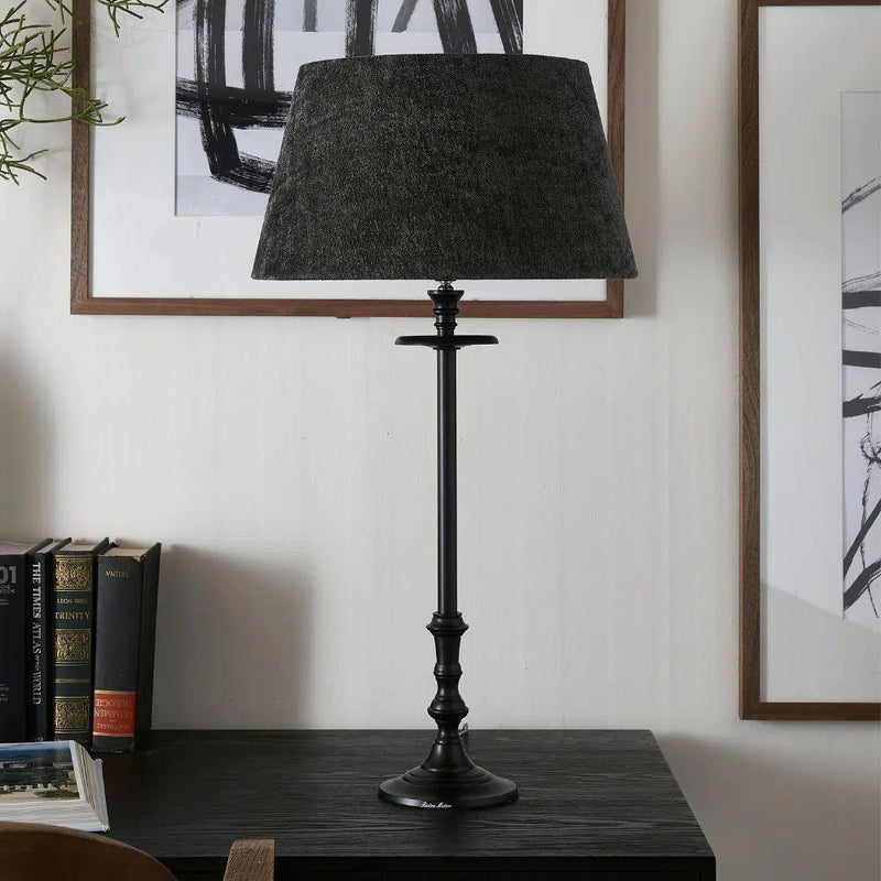 Rivièra Maison Phinesse Lamp Shade dark grey 21*38cm