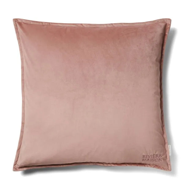 Rivièra Maison Velvet Pillow Cover pink, 60*60cm