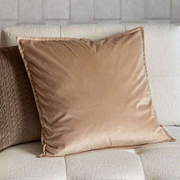 Rivièra Maison Velvet Pillow Cover flax