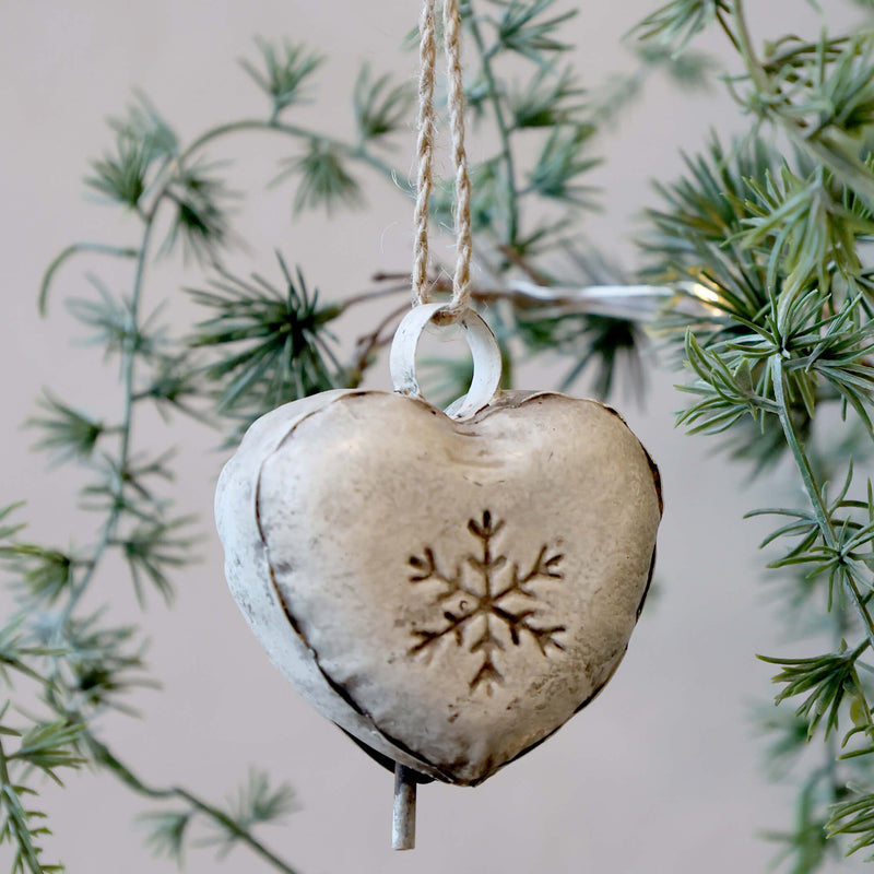 Chic Antique vintage sydänkulkunen 9*7*4cm, valkoinen