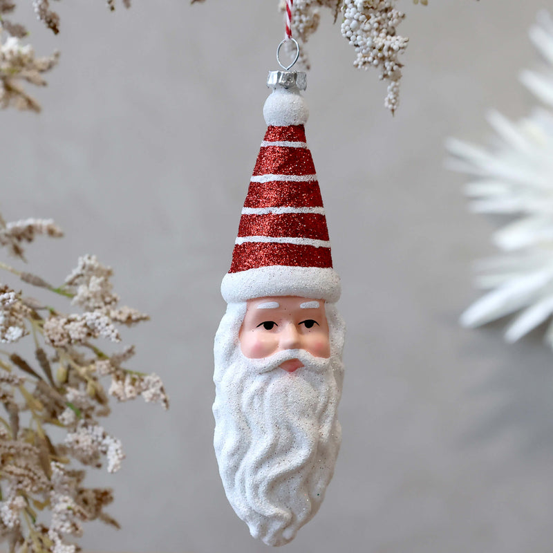 Chic Antique joulukoriste joulupukki 17*4,5cm, punainen