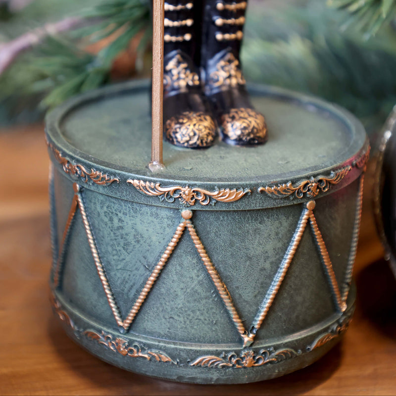 Chic Antique Pähkinänsärkijä soittorasia 28*8,5cm, punainen