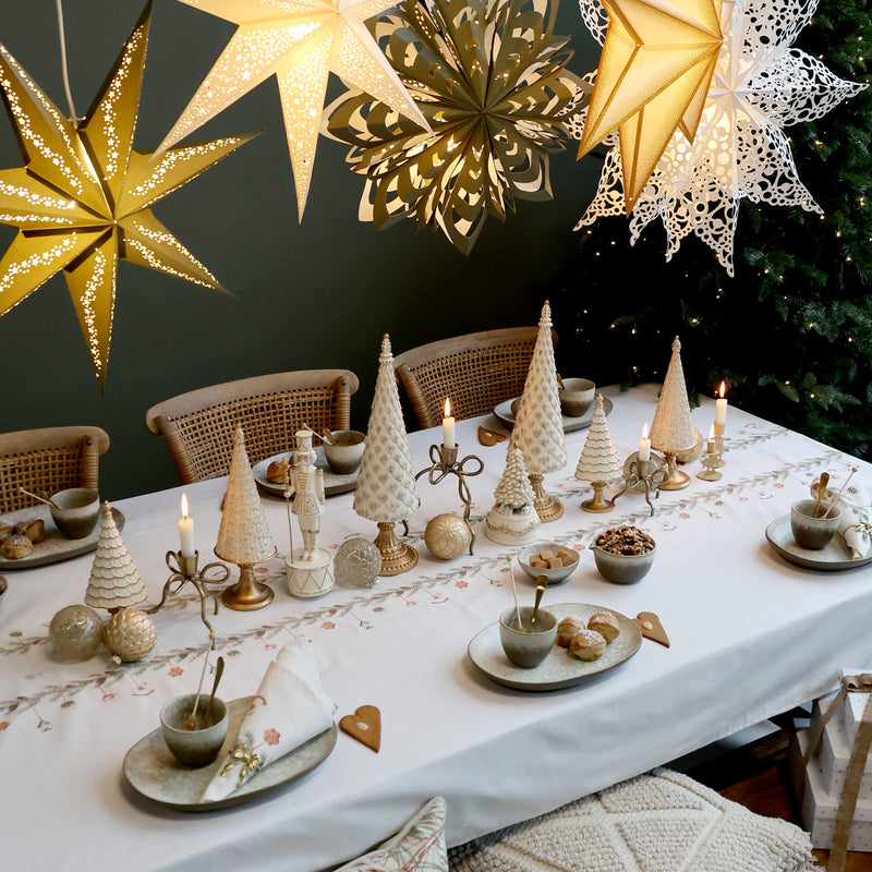 Chic Antique joulukoriste 23,5*10*7cm, kerma/kulta