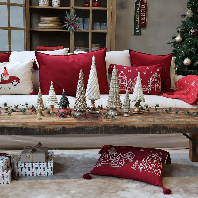 Chic Antique joulukoriste 32*11*10cm, kerma/kulta