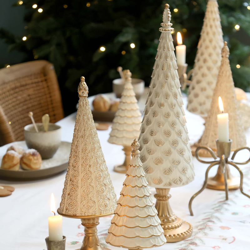 Chic Antique joulukoriste 42*12*12cm, kerma/kulta