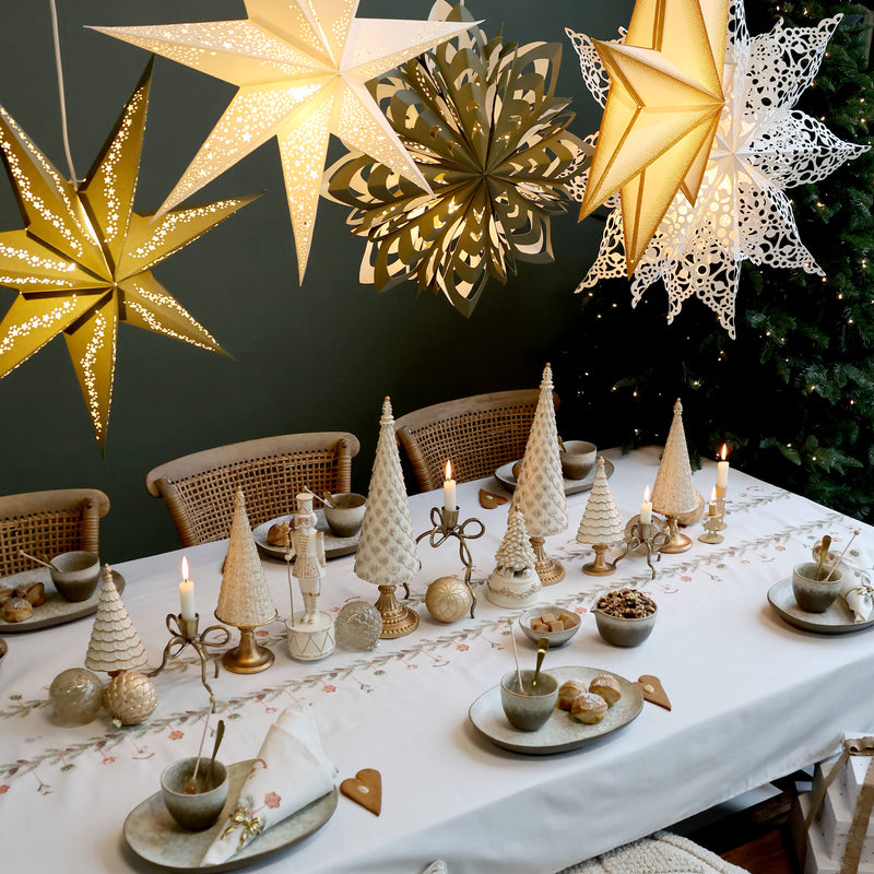 Chic Antique joulukoriste 42*12*12cm, kerma/kulta