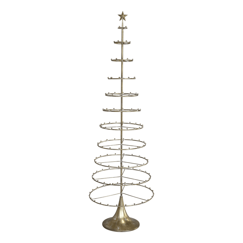 Chic Antique joulukuusi metallia 196*60,5cm, antiikki messinki