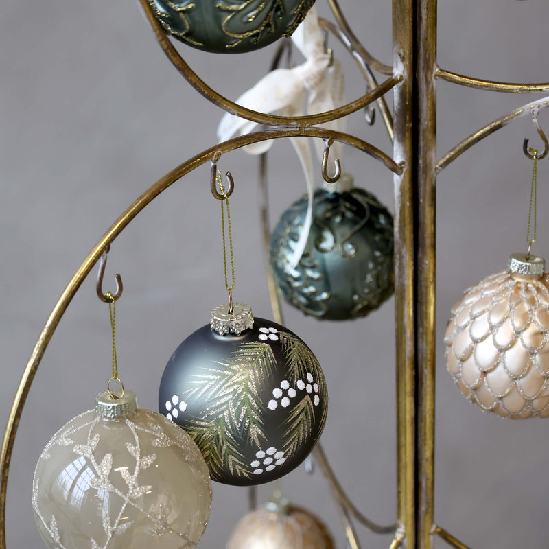 Chic Antique kuusen mallinen pöytäkoriste 120*63*54cm, anttikki messinki