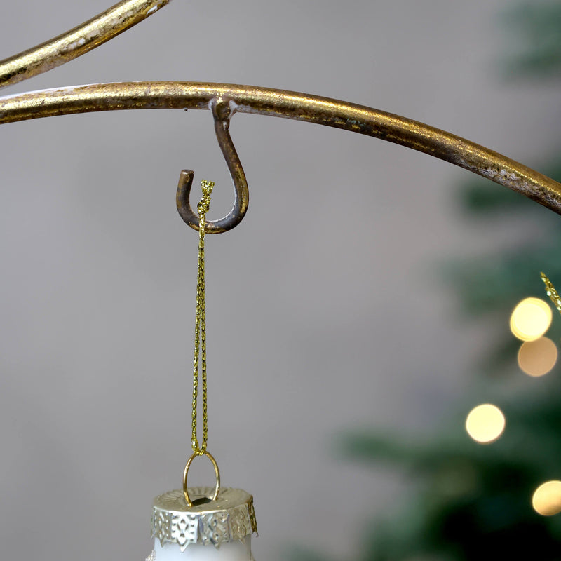 Chic Antique kuusen mallinen pöytäkoriste 120*63*54cm, anttikki messinki