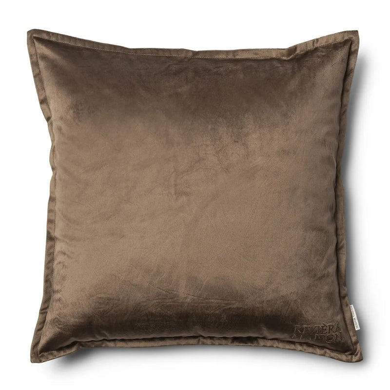 Rivièra Maison Velvet Pillow Cover chocolate 50*50cm
