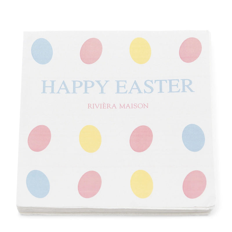 Rivièra Maison Happy Easter Egg Paper Napkin