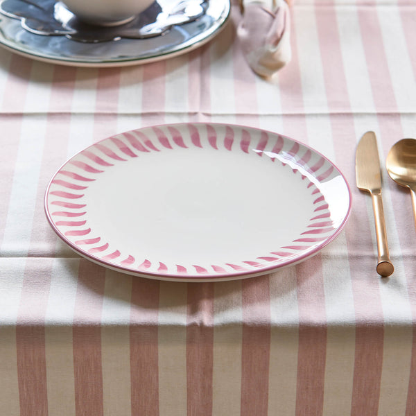 Rivièra Maison Menton Dinner Plate pink ø26cm