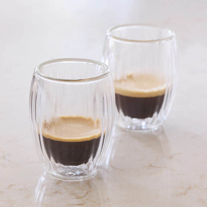 Rivièra Maison Double Wall Glass Line Espresso