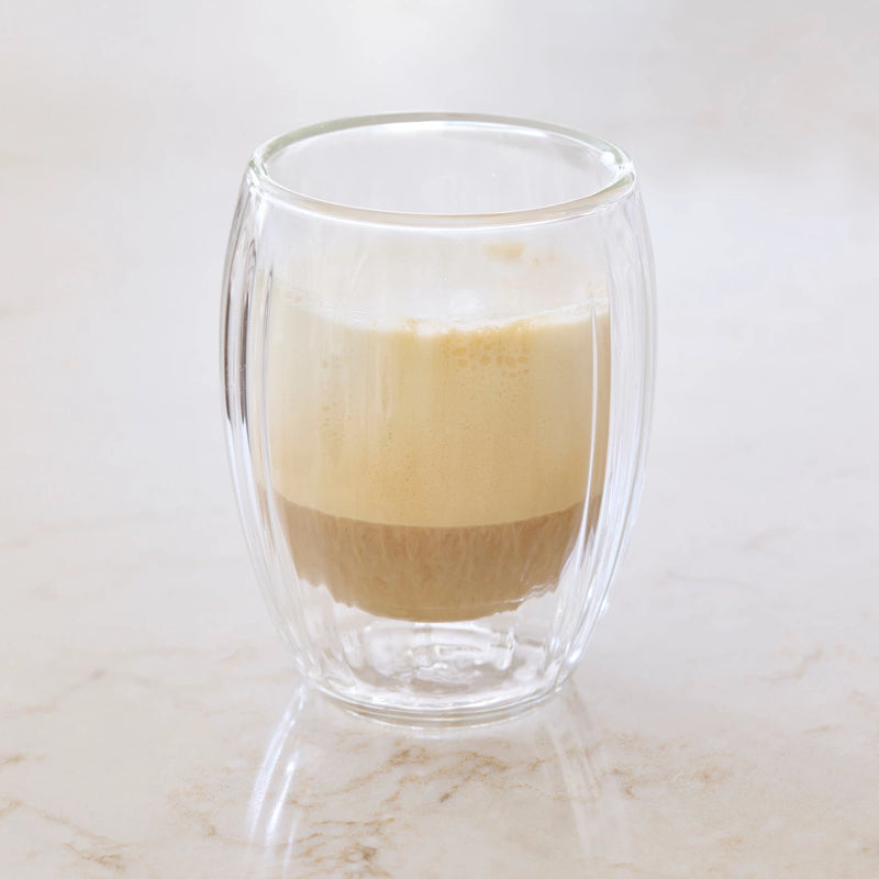 Rivièra Maison Double Wall Glass Line Cappuccino