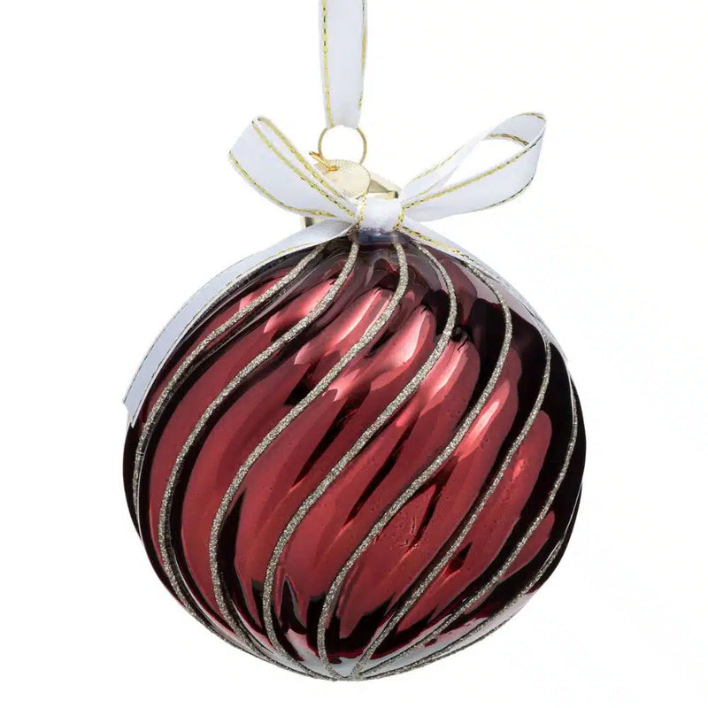 Rivièra Maison Jolly Christmas Ornament red ø10cm