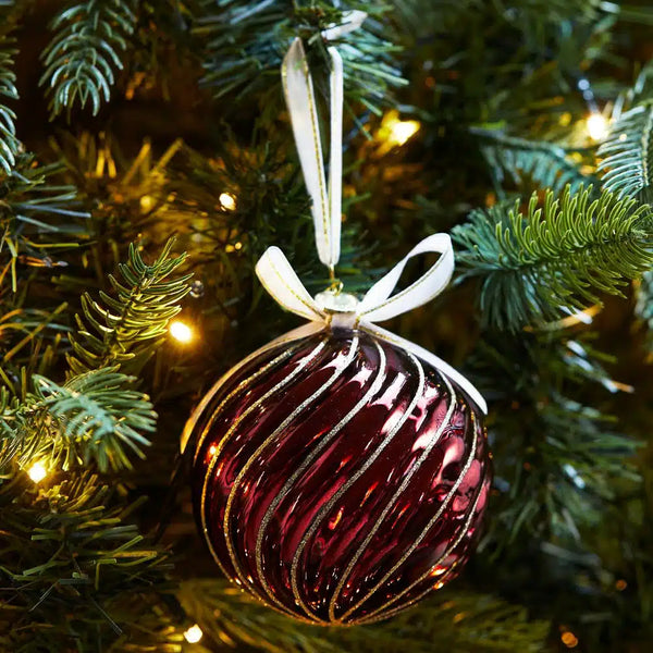 Rivièra Maison Jolly Christmas Ornament red ø10cm