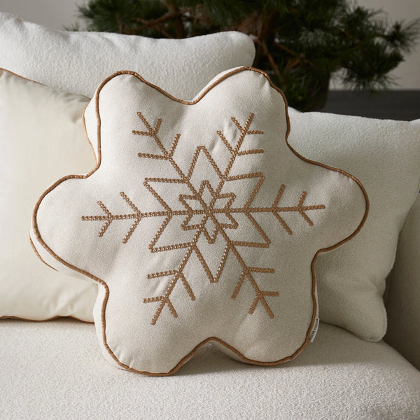 Rivièra Maison Wonderful Christmas Snowflake Box Pillow