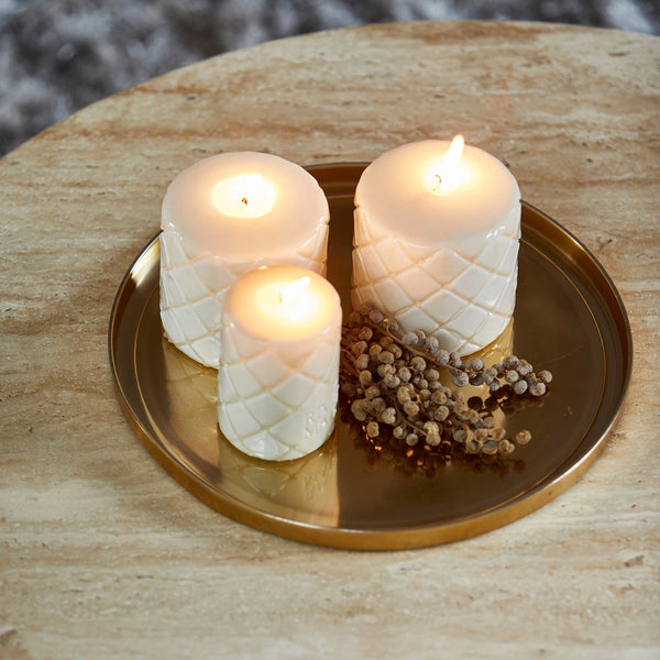 Rivièra Maison Chloé Candle Platter gold