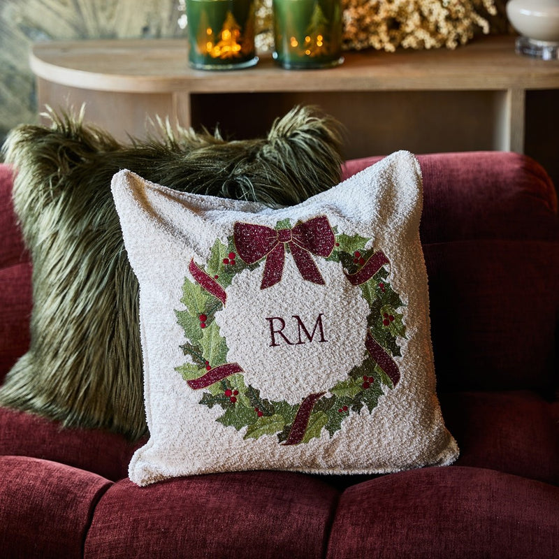 Rivièra Maison Christmas Wreath Pillow Cover 50*50cm