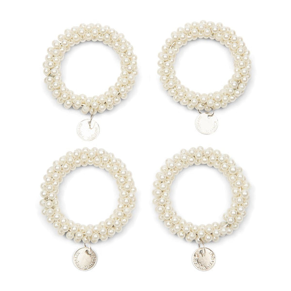 Rivièra Maison Classic Pearl Napkin Ring 4kpl