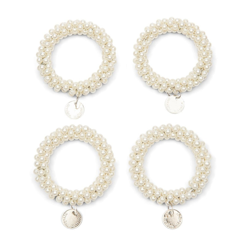 Rivièra Maison Classic Pearl Napkin Ring 4kpl