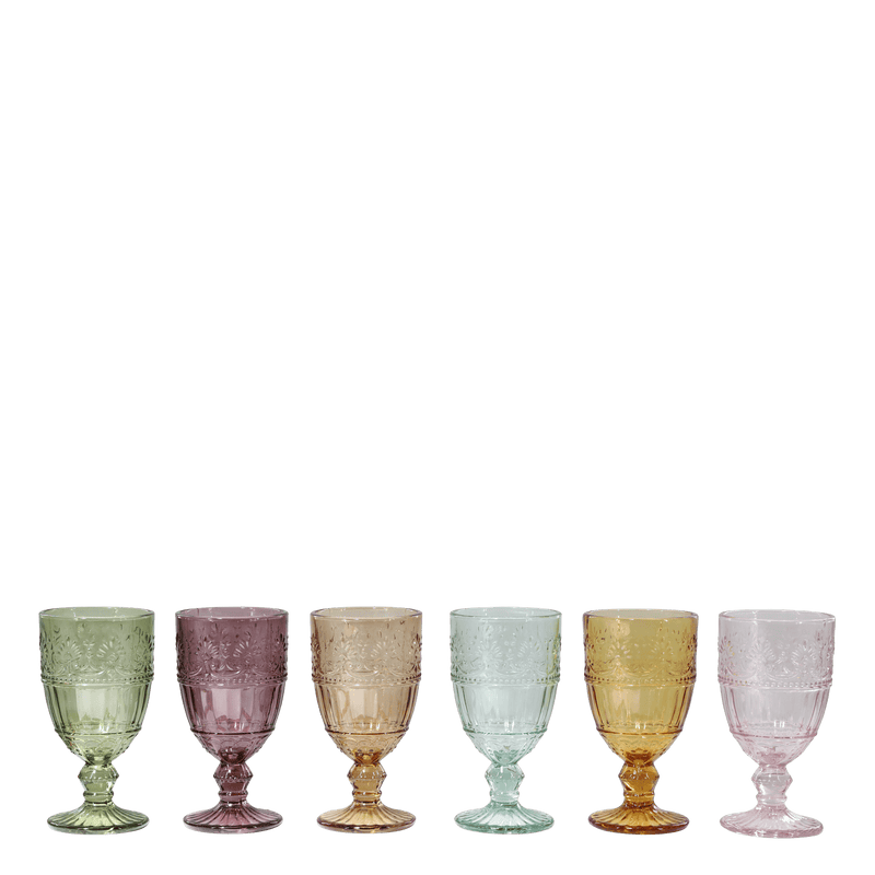 Chic Antique Saint-Émilion jalallinen juomalasi 14,5*7,5cm, kuusi eri väriä