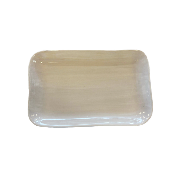 Bruka Design Capri Fat voileipälautanen 22*14cm, hiekka