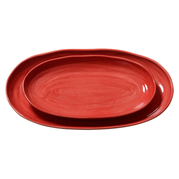 Bruka Design Capri tarjoilulautanen 21*43cm, punainen