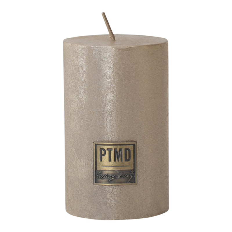 PTMD Rustic Vintage kynttilä 8*5cm, kulta