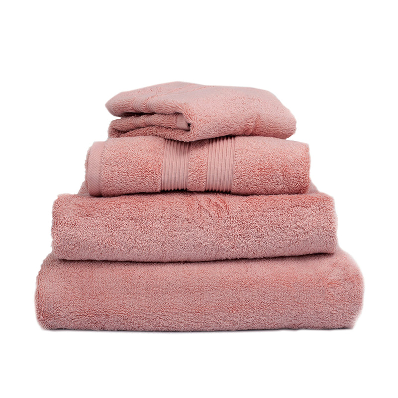 Mille Notti Fontana pyyhe luomupuuvillaa 30*50cm, vaaleanpunainen