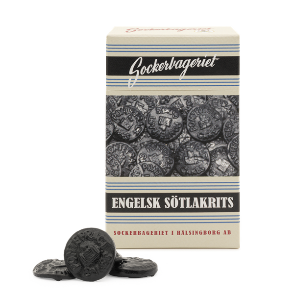 Sockerbageriet englantilaiset lakritsinapit 100g