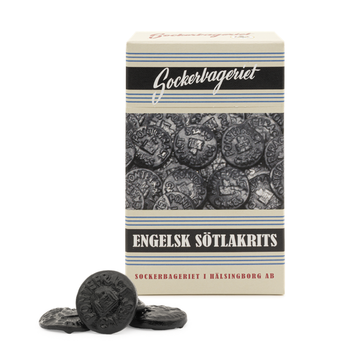 Sockerbageriet englantilaiset lakritsinapit 100g