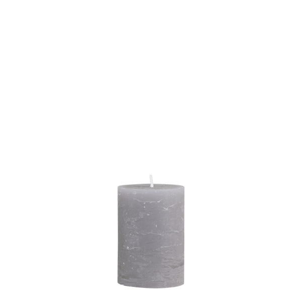 Chic Antique Macon rustic pilarikynttilä 10*7cm paloaika 40h, vaaleanharmaa