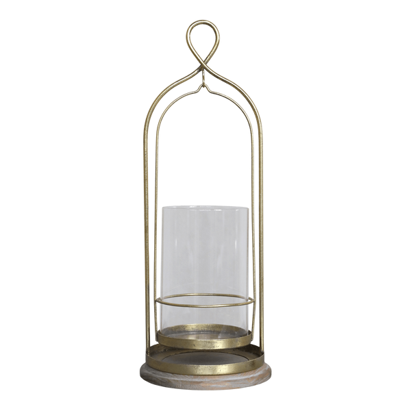 Chic Antique kynttilälyhty 40*15cm, antiikki messinki