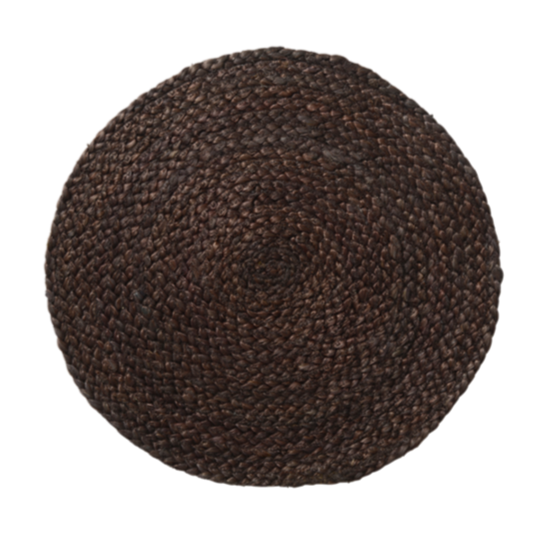 Bruka Design pöytätabletti hamppua ø38cm, java