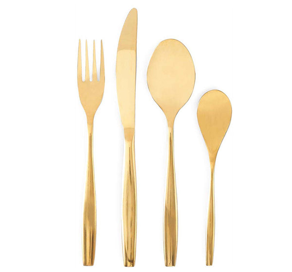 Rivièra Maison Classic Cutlery soft gold 4kpl