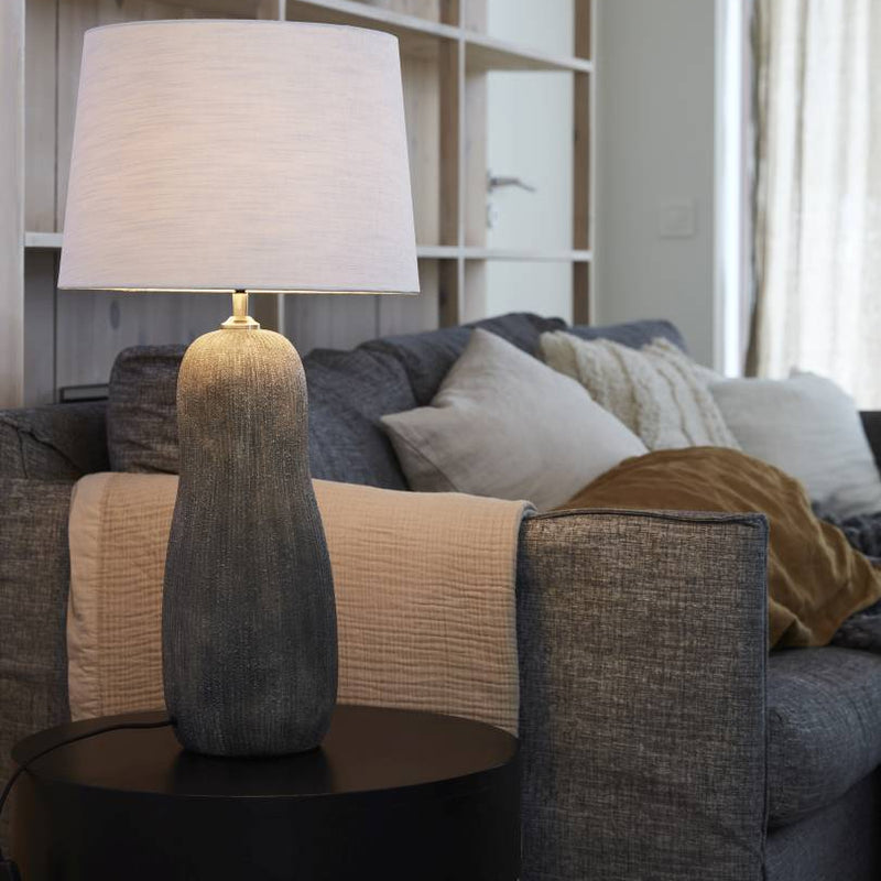PR Home Sofia Linen lampunvarjostin pellavaa 20cm, luonnonvalkoinen