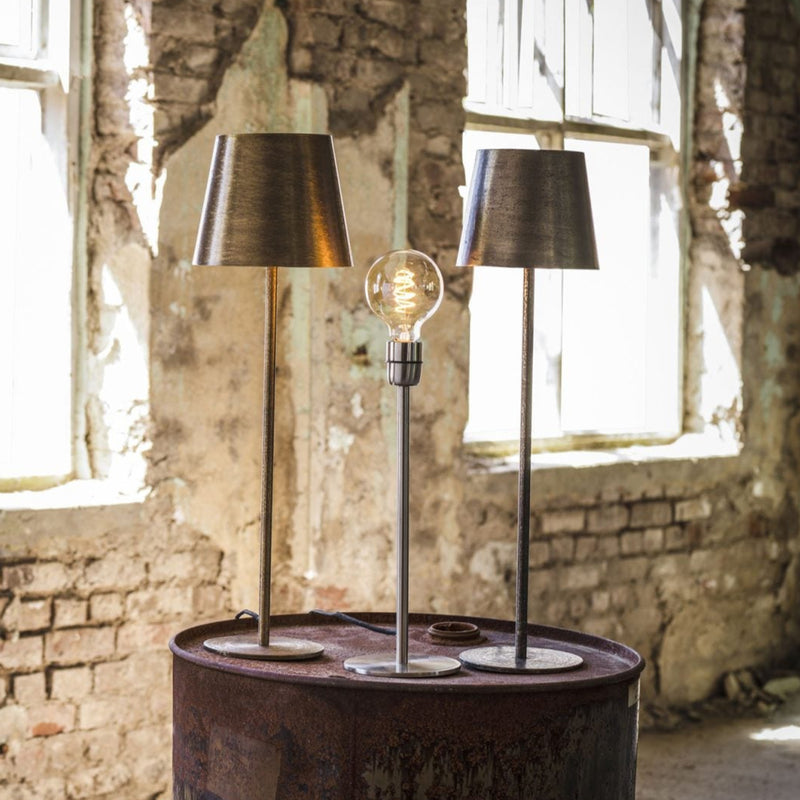 PR Home Base lampunjalka 45cm, taottu kulta