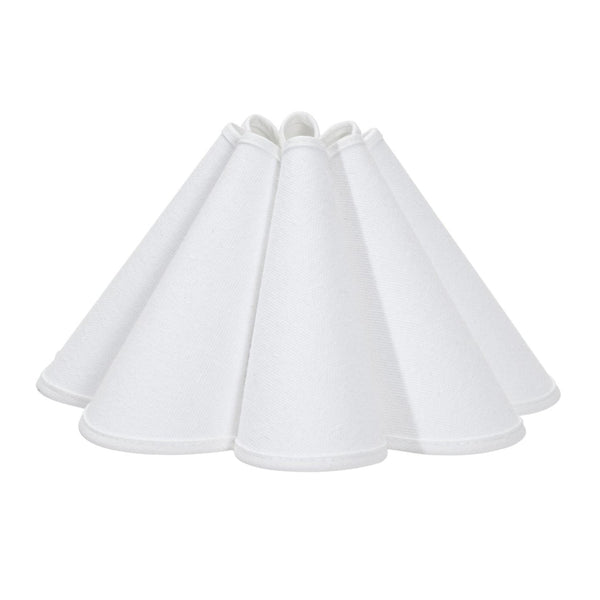 PR Home Empire Franza varjostin puuvillaa 26cm, valkoinen