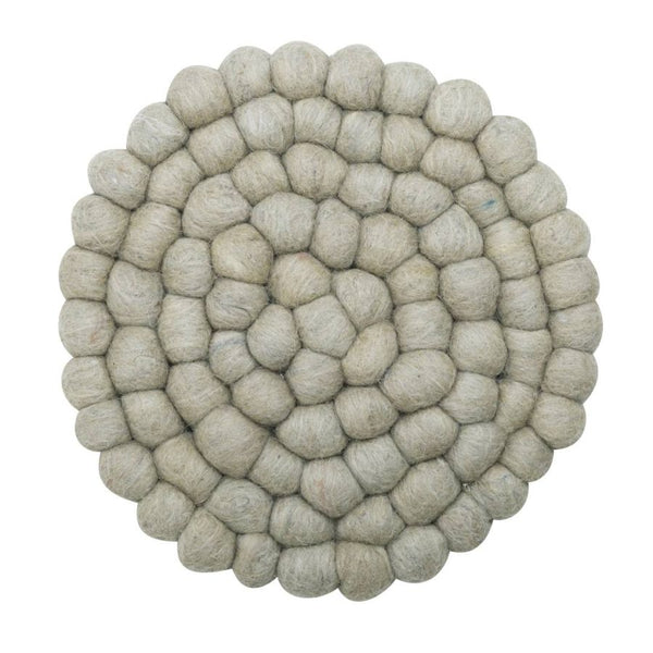 Svanefors Nisha pannunalunen huovutettua villaa ø20cm, luonnonvalkoinen