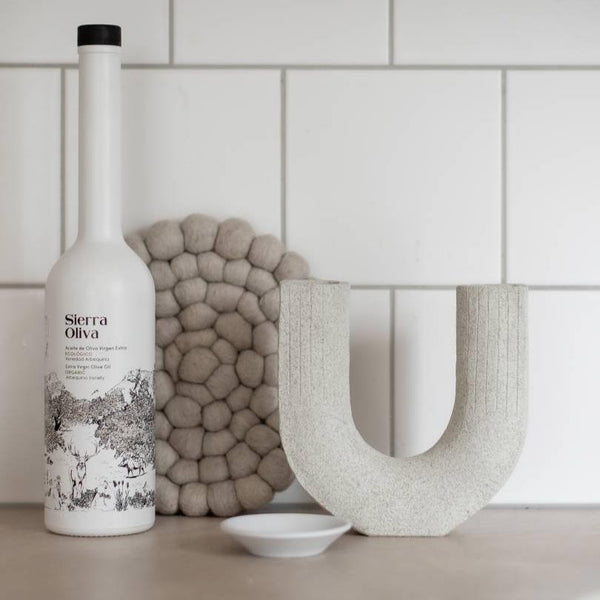 Svanefors Nisha pannunalunen huovutettua villaa ø20cm, luonnonvalkoinen