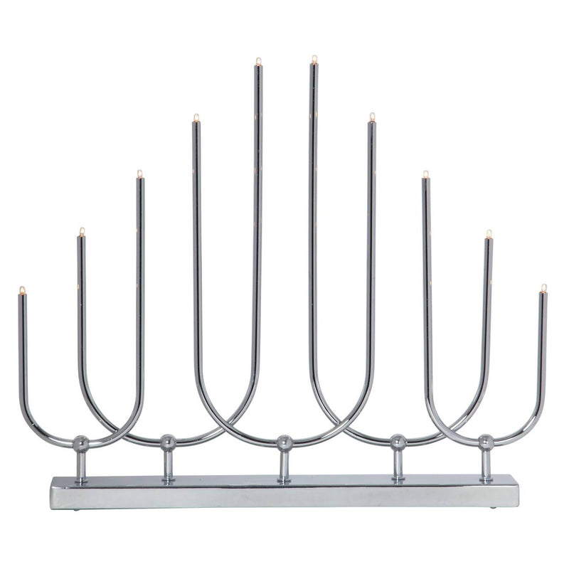 Star Trading Novum kynttelikkö 10-haarainen 39*46*6cm, kromi