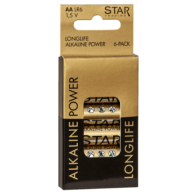 Star Trading AA Paristo 1,5V 2900mAh power alkaline 6kpl